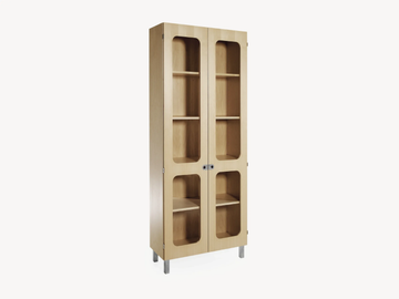 2K-SKÅP - Wood veneer bookcase / display cabinet by Karl Andersson - view 2